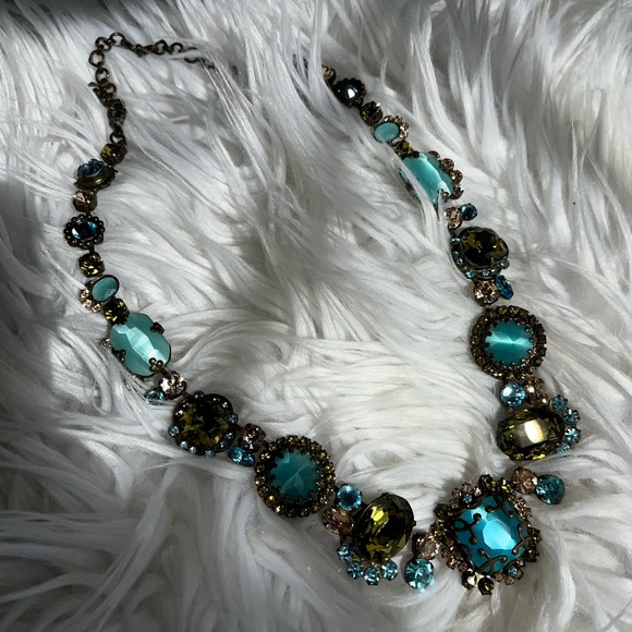 Blue and Green Statement Sorrelli Necklace - Picture 7 of 8